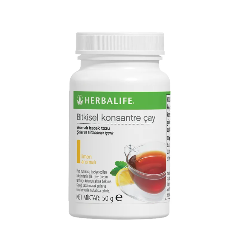 Herbalife Bitkisel Konsantre Çaylar Limon Aromalı 50g - Herbalife Türkiye - Herbalife Satin Al - Herbalife