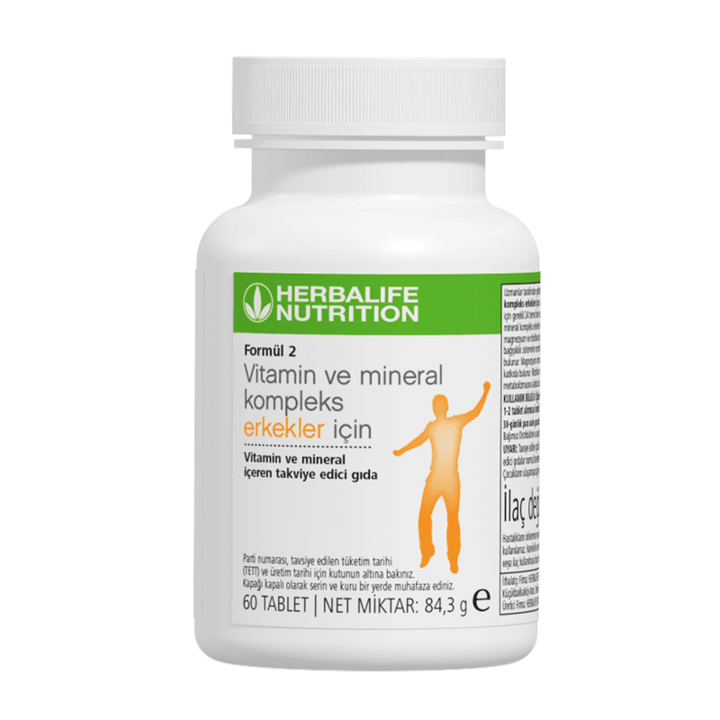 Herbalife Formül2 Vitamin ve Mineral Kompleks Erkek Herbalife Formül2 Vitamin ve Mineral Kompleks Kadın Herbalife - Herbalife Türkiye - Herbalife Satin Al - Herbalife