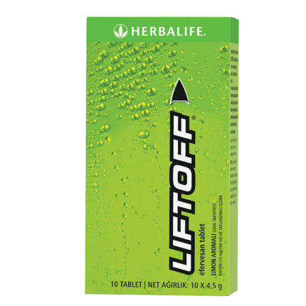 Herbalife LiftOff Efervesan Limon Aromalı İçecek - Herbalife Türkiye - Herbalife Satin Al - Herbalife