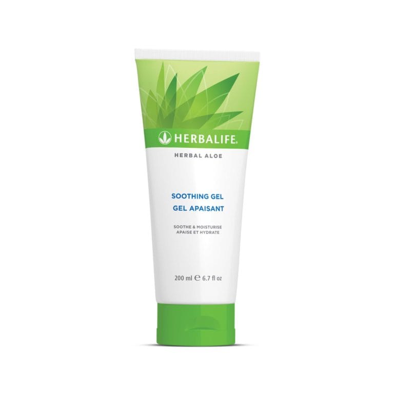 Herbalife Aloe Rahatlatıcı Jel 200 ml, Aloe Vera özlü nemlendirici jel, güneş sonrası bakım, paraben içermeyen vegan formül.