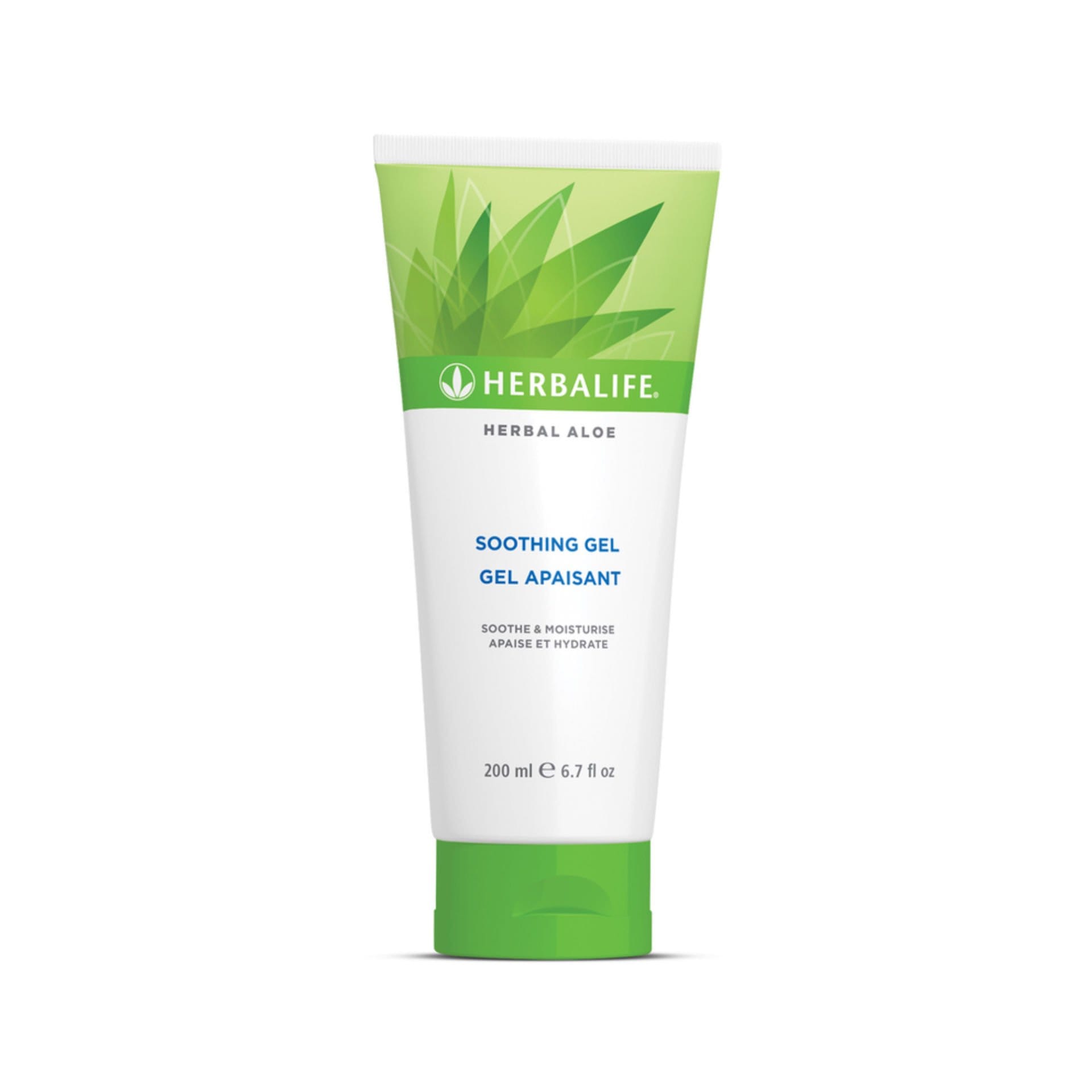 herbalife-aloe-rahatlatici-jel-200ml Herbalife Aloe Rahatlatıcı Jel 200 ml, Aloe Vera özlü nemlendirici jel, güneş sonrası bakım, paraben içermeyen vegan formül.