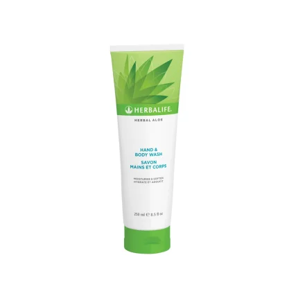 Herbalife Herbal Aloe El ve Vücut Şampuanı 250 ml, Aloe Vera özlü, sülfatsız, paraben içermeyen doğal temizleyici şampuan.